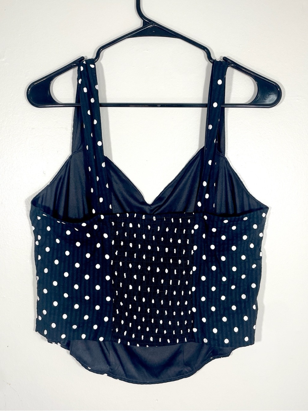 Torrid Retro Chic Polka Dot Sweetheart Crop Top Black White Pin Up Rockabilly - Picture 3 of 9